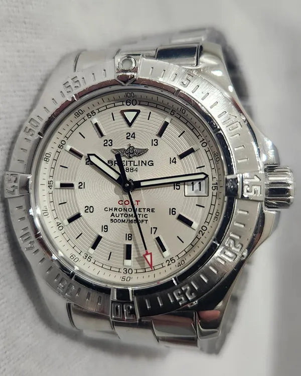 Breitling Colt 41MM White Dial Steel Bracelet (A17380)