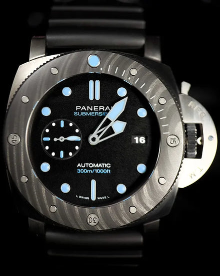 2020 Panerai Submersible BMG-TECH 47MM Black Dial Rubber Strap (PAM00799)