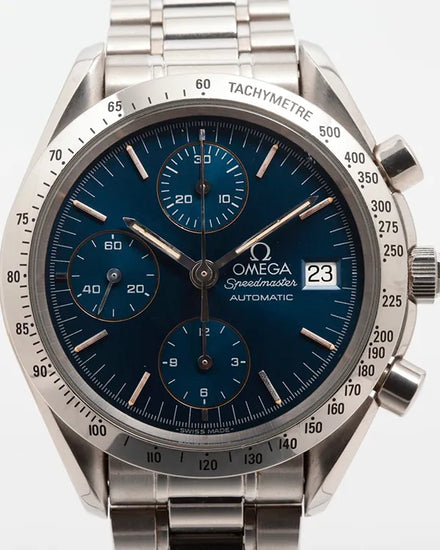 Omega Speedmaster Date 39MM Blue Dial Steel Bracelet (3511.80.00)