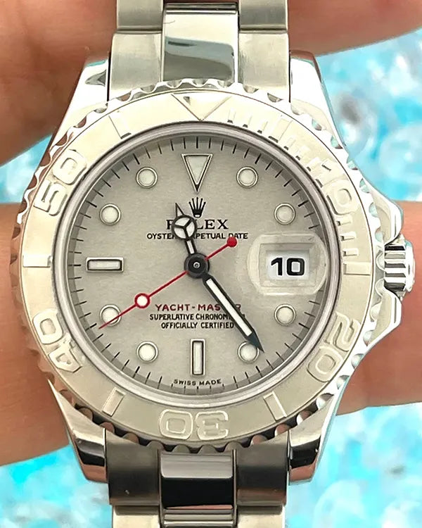Rolex Yacht-Master 29MM Platinum Dial Oyster Bracelet (169622)
