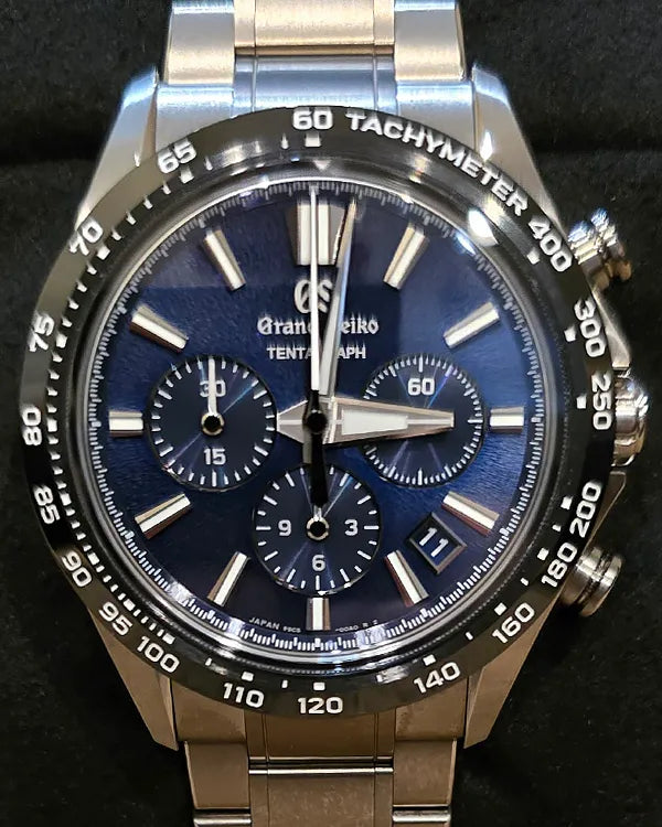 2025 Grand Seiko Evolution 9 Tentagraph 43.2MM Blue Dial Titanium Bracelet (SLGC001G)
