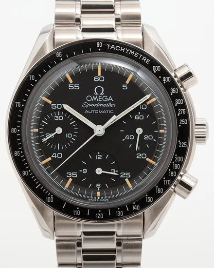 Omega Speedmaster Reduced 39MM Black Dial Steel Bracelet (3510.50.00)