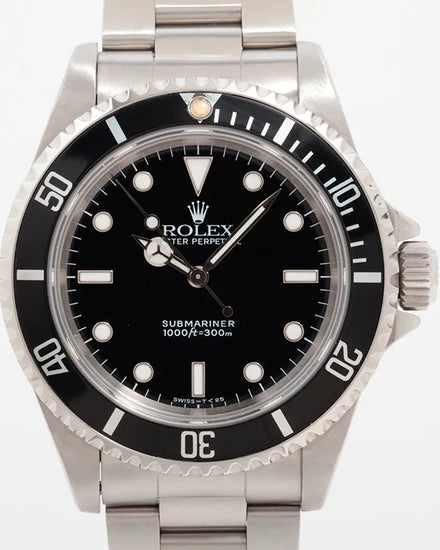 Rolex Submariner No-Date 40MM Black Dial Oyster Bracelet (14060)