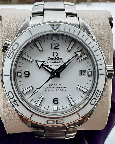 Omega Seamaster Planet Ocean 600M 42MM White Dial Steel Bracelet (232.30.42.21.04.001)