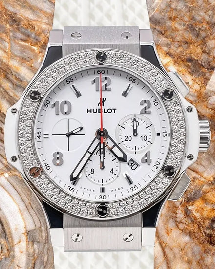 Hublot Big Bang 44MM White Dial Rubber Strap (301.SE.230.RW.114)