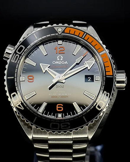 2020 Omega Seamaster Planet Ocean 600M 43.5MM Black Dial Steel Bracelet (215.30.44.21.01.002)
