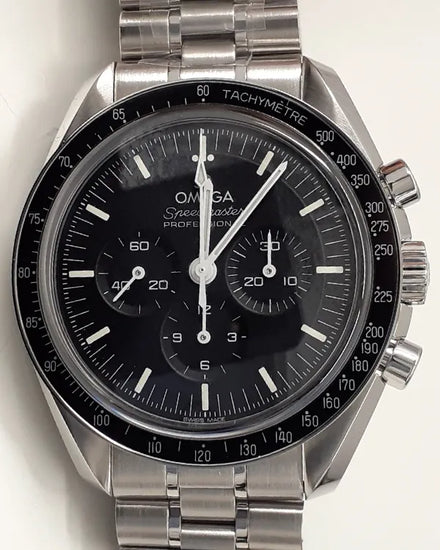 2024 Omega Speedmaster Professional Moonwatch 42MM Black Dial Steel Bracelet (310.30.42.50.01.002)