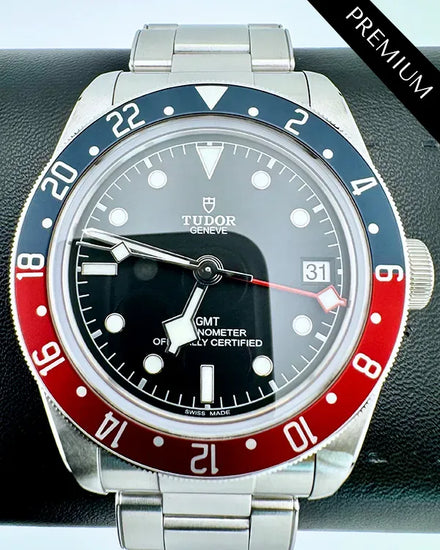 No Reserve - 2019 Tudor Black Bay GMT "Pepsi" 41MM Black Dial Steel Bracelet (79830RB)