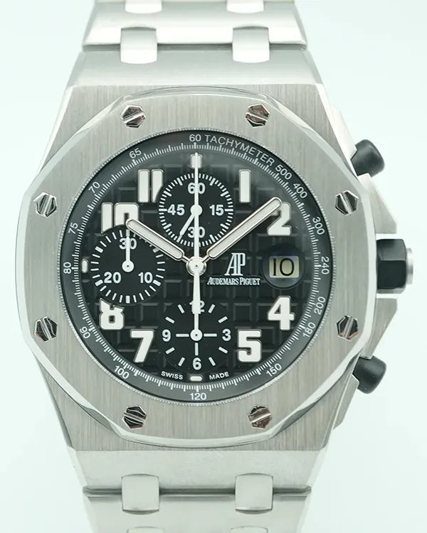 2014 Audemars Piguet Royal Oak Offshore Chronograph 42MM Black Dial Steel Bracelet (26170ST.OO.1000ST.08)