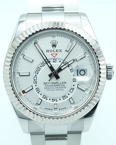 2024 Rolex Sky-Dweller 42MM White Dial Oyster Bracelet (336934)