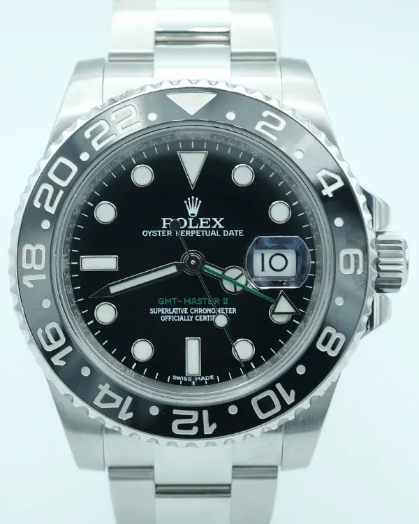 2016 Rolex GMT-Master II 40MM Black Dial Oyster Bracelet (116710LN)