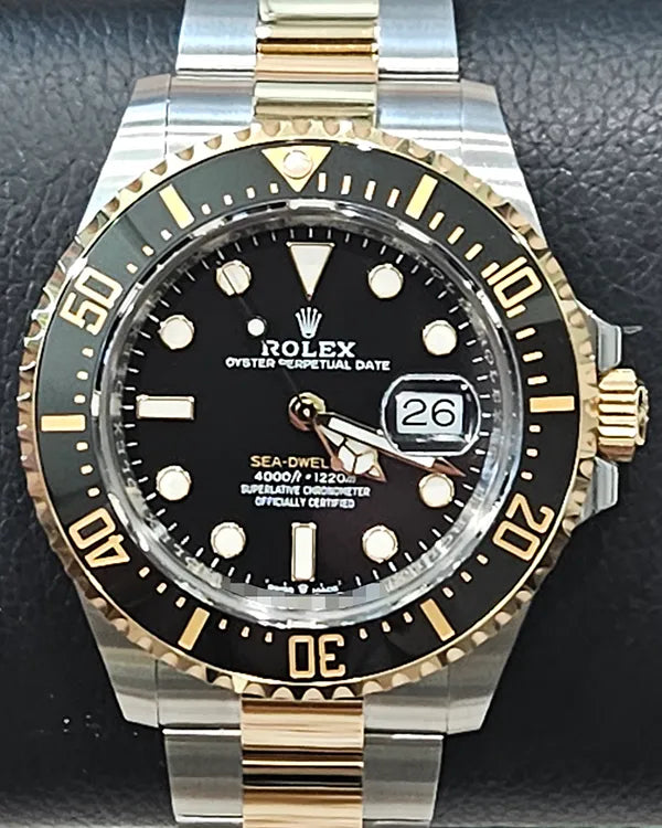 2025 Rolex Sea-Dweller 43MM Black Dial Two-Tone Oyster Bracelet (126603)