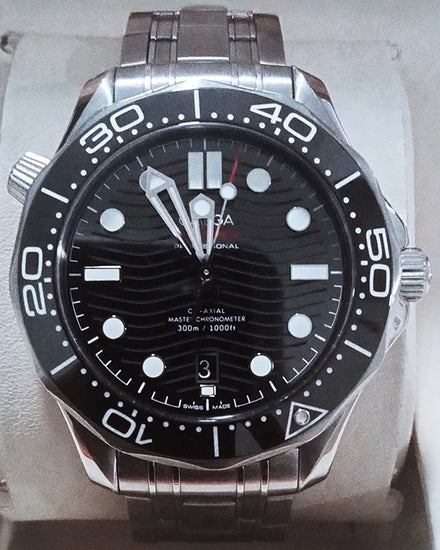 2020 Omega Seamaster Diver 300M 42MM Black Dial Steel Bracelet (210.30.42.20.01.001)