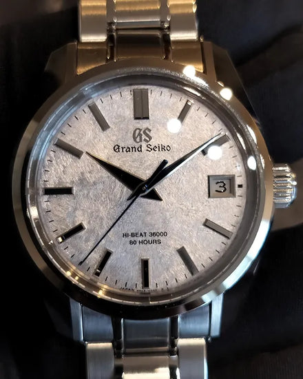 2025 Grand Seiko Heritage Collection "Snowscape" 40MM Blue Dial Steel Bracelet (SLGH013G)