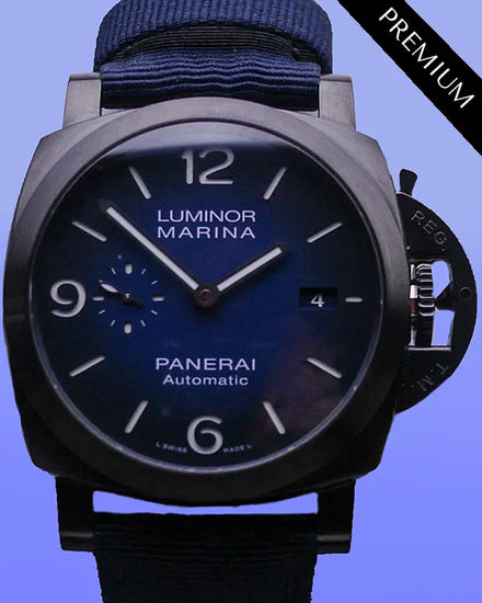 2024 Panerai Luminor Marina "Milan Edition" L.E. 44MM Blue Dial Textile Strap (PAM02319)