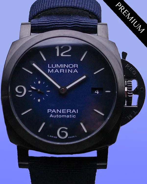 2024 Panerai Luminor Marina "Milan Edition" L.E. 44MM Blue Dial Textile Strap (PAM02319)