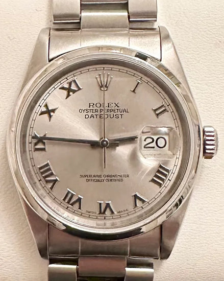 Rolex Datejust 36MM Silver Dial Oyster Bracelet (16200)