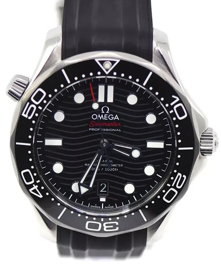 Omega Seamaster Diver 300M 42MM Black Dial Rubber Strap (210.32.42.20.01.001)