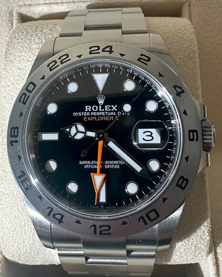 2025 Rolex Explorer II 42MM Black Dial Oyster Bracelet (226570)