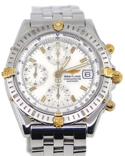 Breitling Chronomat 39MM White Dial Steel Bracelet (B13352)