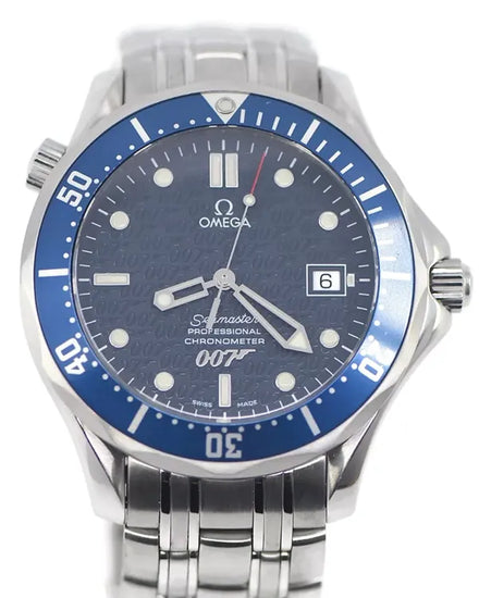 Omega Seamaster Diver 300M "James Bond" 41.5MM Blue Dial Steel Bracelet (2537.80.00)