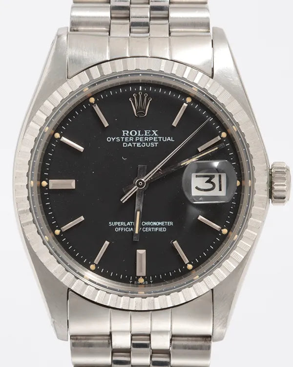 Rolex Datejust 36MM Black Dial Jubilee Bracelet (1603)