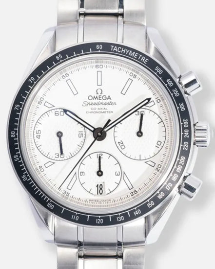 Omega Speedmaster Racing 40MM White Dial Steel Bracelet (326.30.40.50.02.001)