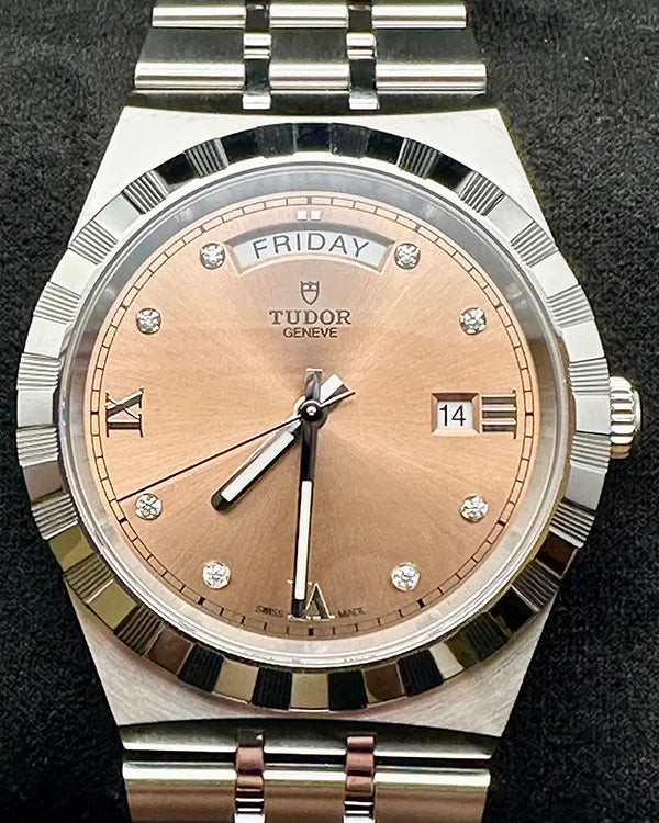 * 2024 Tudor Royal 41MM Salmon Dial Steel Bracelet (28600)
