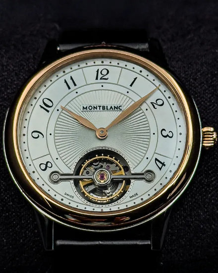Montblanc Boheme "Exotourbillon" 38MM Mother-of-Pearl Dial Leather Strap (116494)