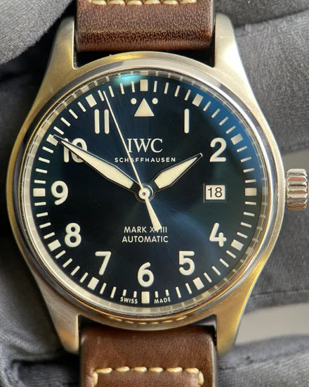 2016 IWC Schaffhausen Pilot Mark XVIII "Le Petit Prince" 40MM Blue Dial Leather Strap (IW327004)