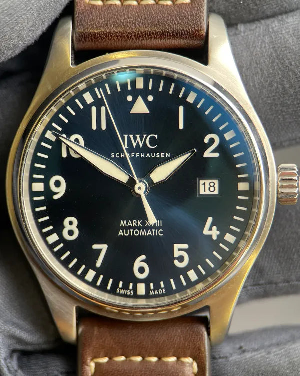 2016 IWC Schaffhausen Pilot Mark XVIII "Le Petit Prince" 40MM Blue Dial Leather Strap (IW327004)