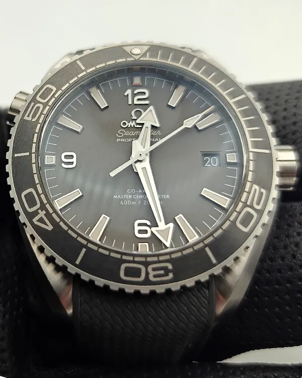 2024 Omega Seamaster Planet Ocean 600M 43.5MM Grey Dial Textile/Rubber Strap (215.32.44.21.01.002)