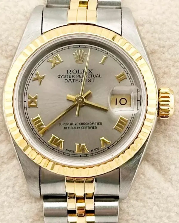 1994 Rolex Datejust 26MM Grey Dial Two-Tone Jubilee Bracelet (69173)