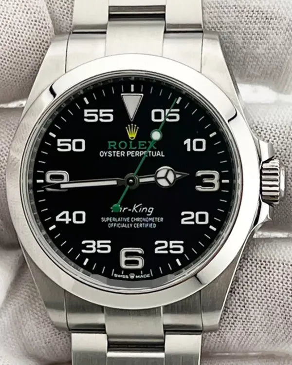 2023 Rolex Air-King 40MM Black Dial Oyster Bracelet (126900)