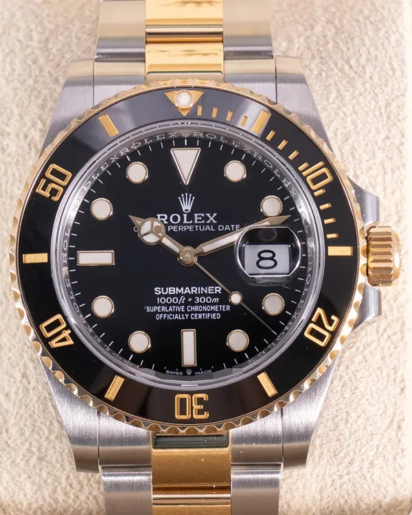 2024 Rolex Submariner Date 41MM Black Dial Two-Tone Oyster Bracelet (126613LN)