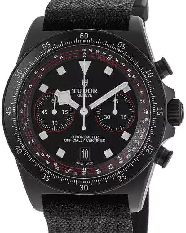Tudor Pelagos FXD Chrono "Cycling Edition" 43MM Black Dial Textile Strap (M25827KN-0001)