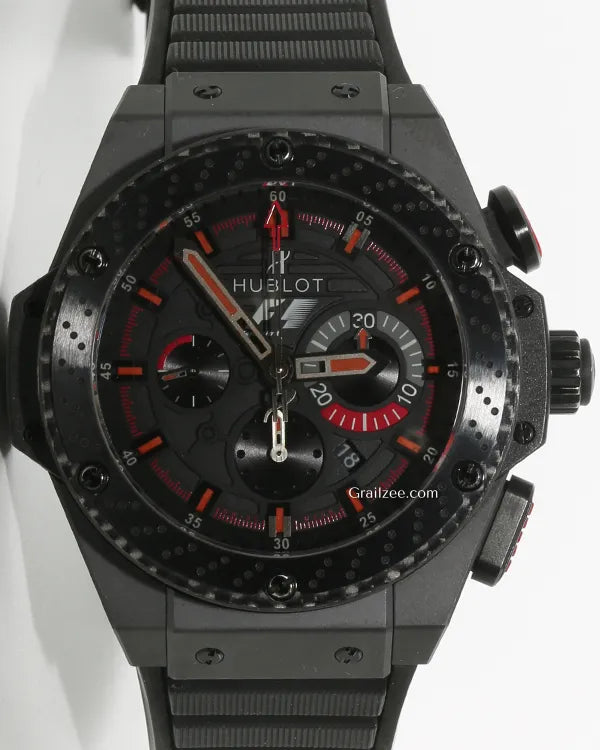 Hublot King Power Formula One L.E. 48MM Black Dial Rubber Strap (703.CI.1123.NR.FM010)