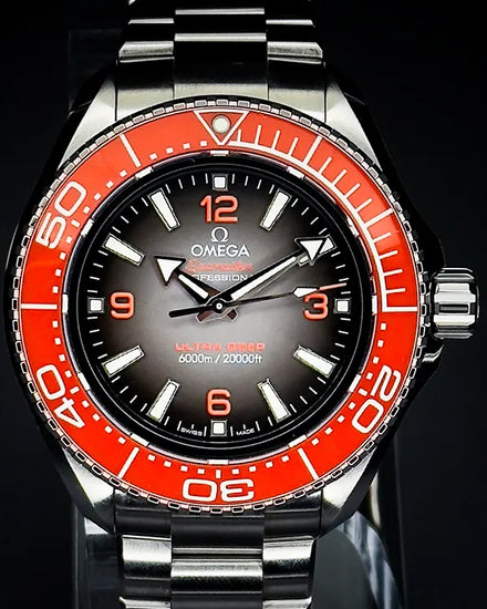 2023 Omega Seamaster Planet Ocean 6000M "Ultra Deep" 45.5MM Grey Dial Steel Bracelet (215.30.46.21.06.001)