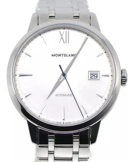 Montblanc Heritage Spirit 39MM Silver Dial Steel Bracelet (7322)