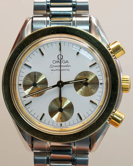 Omega Speedmaster Reduced 39MM White Dial Steel Bracelet (175.0033)