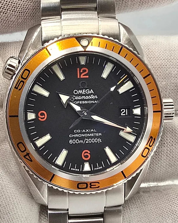 Omega Seamaster Planet Ocean 42MM Black Dial Steel Bracelet (2209.50.00)