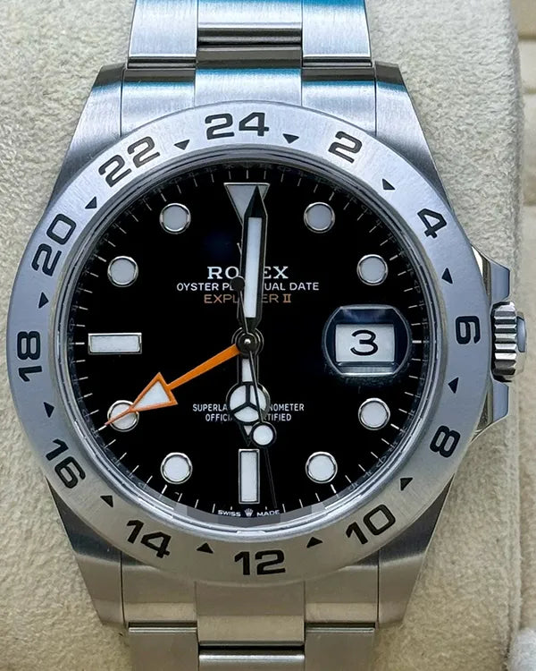 2023 Rolex Explorer II 42MM Black Dial Oyster Bracelet (226570)