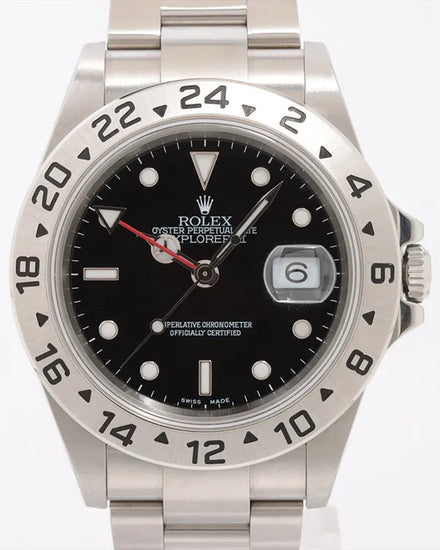 Rolex Explorer II 40MM Black Dial Oyster Bracelet (16570)