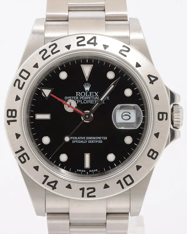 2004 (F Serial) Rolex Explorer II 40MM Black Dial Oyster Bracelet (16570)