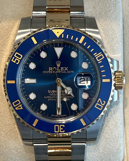 2019 Rolex Submariner Date "Bluesy" 40MM Blue Dial Two-Tone Oyster Bracelet (116613LB)