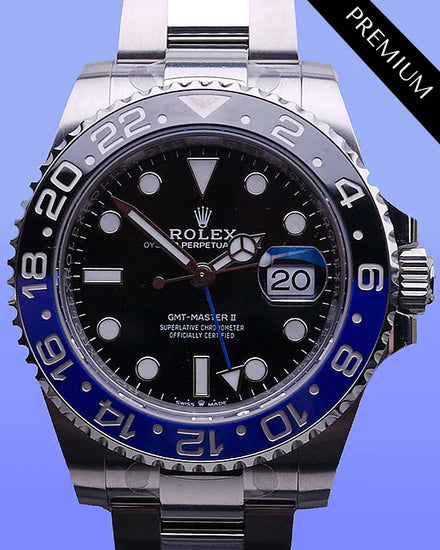 2025 Rolex GMT-Master II "Batman" 40MM Black Dial Oyster Bracelet (126710BLNR)