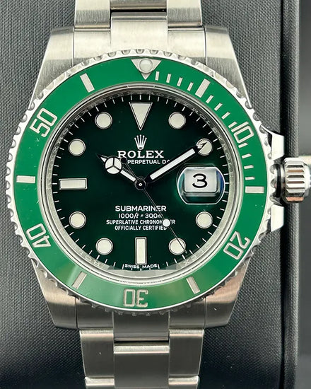 2020 Rolex Submariner Date "Hulk" 40MM Green Dial Oyster Bracelet (116610LV)