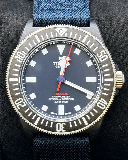 2023 Tudor Pelagos FXD "Alinghi Red Bull Racing" 42MM Blue Dial Textile Strap (25707KN)