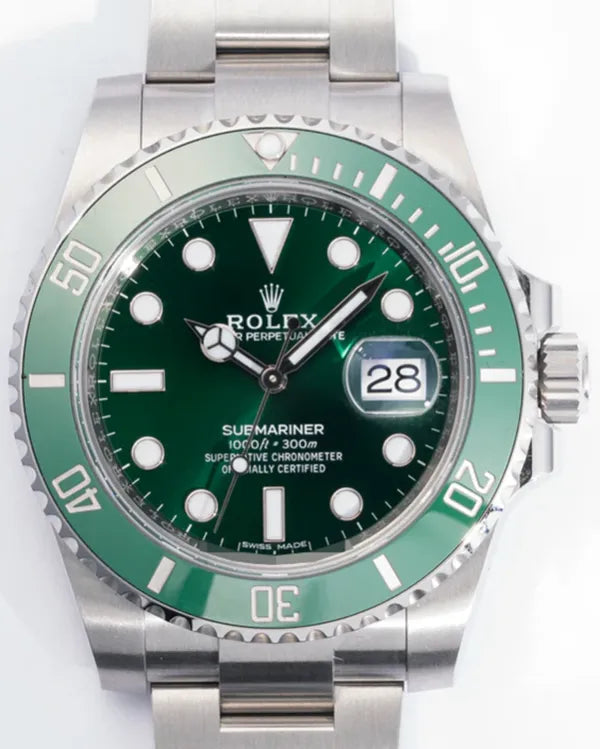2019 Rolex Submariner Date "Hulk" 40MM Green Dial Oyster Bracelet (116610LV)