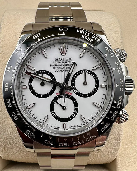 2025 Rolex Cosmograph Daytona "Panda" 40MM White Dial Oyster Bracelet (126500LN)